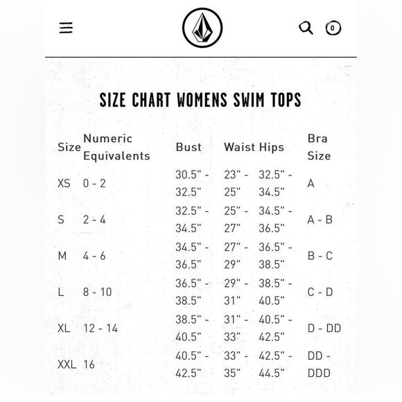 Volcom simply seamless V neck bikini top - Picture 4 of 4